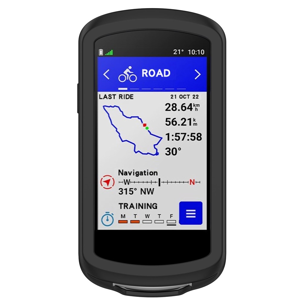 Collision silikónový obal na GPS cyklonavigácii Garmin Edge 1040 - čierny