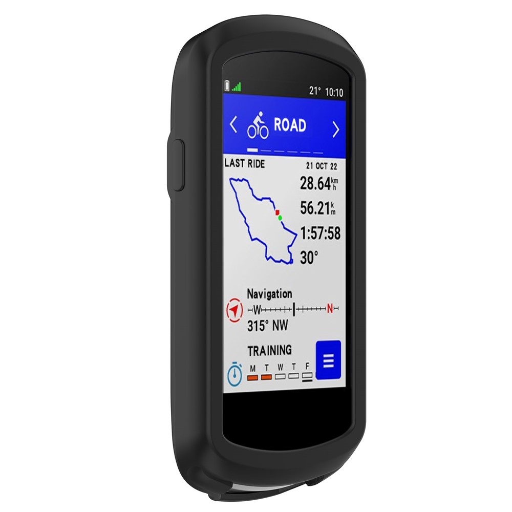 Collision silikónový obal na GPS cyklonavigácii Garmin Edge 1040 - čierny