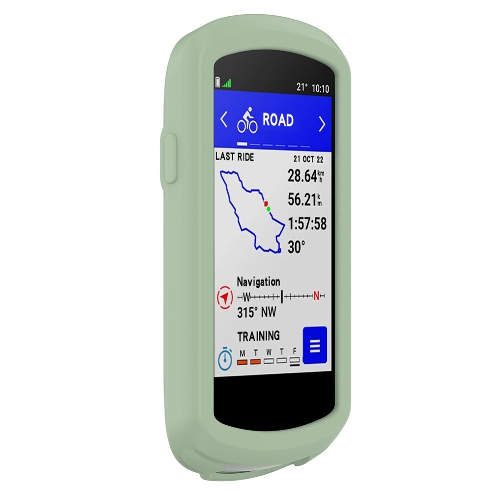 Collision silikónový obal na GPS cyklonavigácii Garmin Edge 1040 - zelený