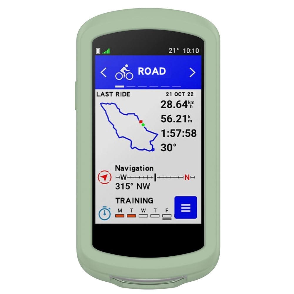 Collision silikónový obal na GPS cyklonavigácii Garmin Edge 1040 - zelený