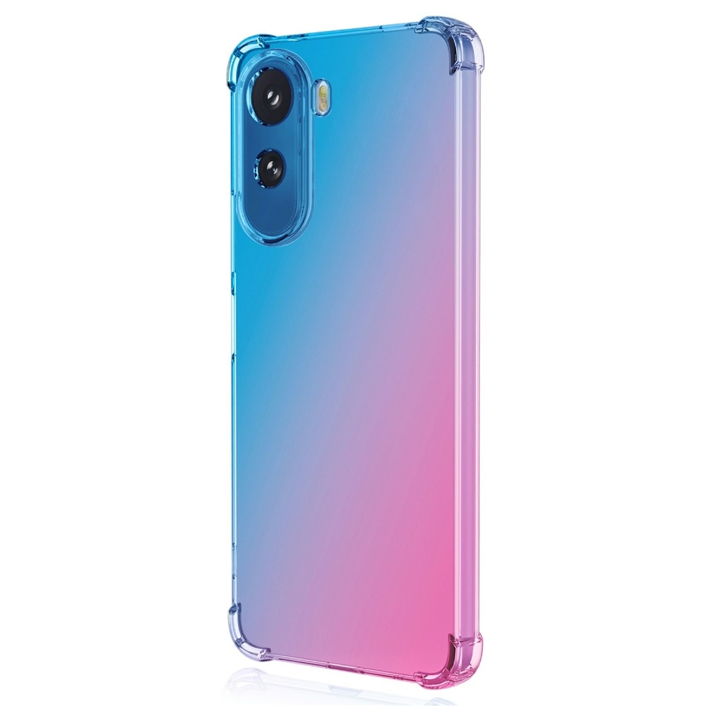 Colore odolný gélový obal s vystuženými rohmi na Xiaomi Redmi A7 Pro - modrý/ružový