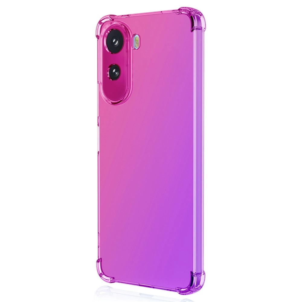 Colore odolný gélový obal s vystuženými rohmi na Xiaomi Redmi A7 Pro - ružový/fialový