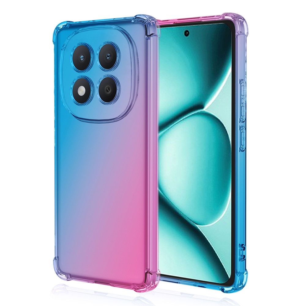 Colore odolný gélový obal s vystuženými rohmi na Xiaomi Redmi Note 15 Pro+ 5G - modrý/ružový
