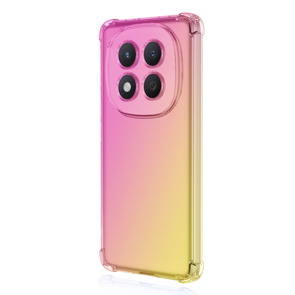 Colore odolný gélový obal s vystuženými rohmi na Xiaomi Redmi Note 15 Pro+ 5G - ružový/zlatý