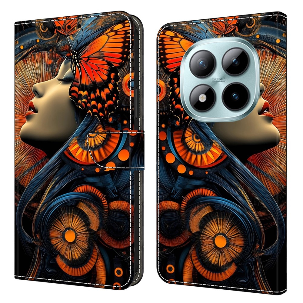 Compart knižkové púzdro na Xiaomi Poco M8 5G/Redmi Note 15 5G/Note 15 4G - dievča s motýľmi