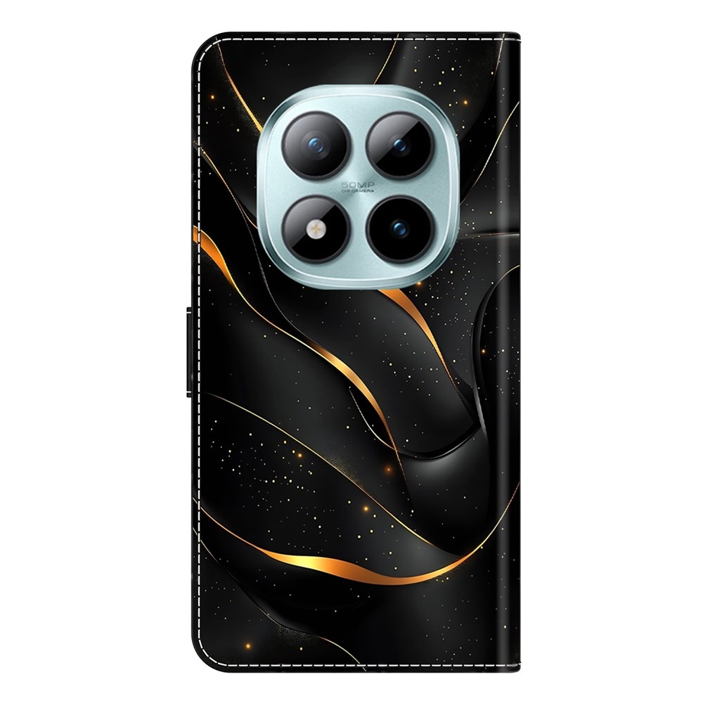 Compart knižkové púzdro na Xiaomi Poco M8 5G/Redmi Note 15 5G/Note 15 4G - zlaté praskliny