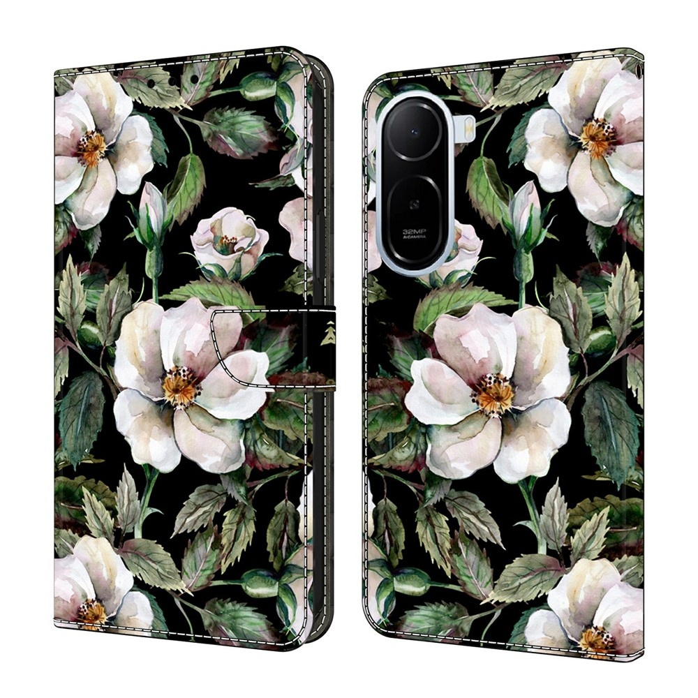 Compart knižkové púzdro na Xiaomi Redmi A7 Pro - biele kvety
