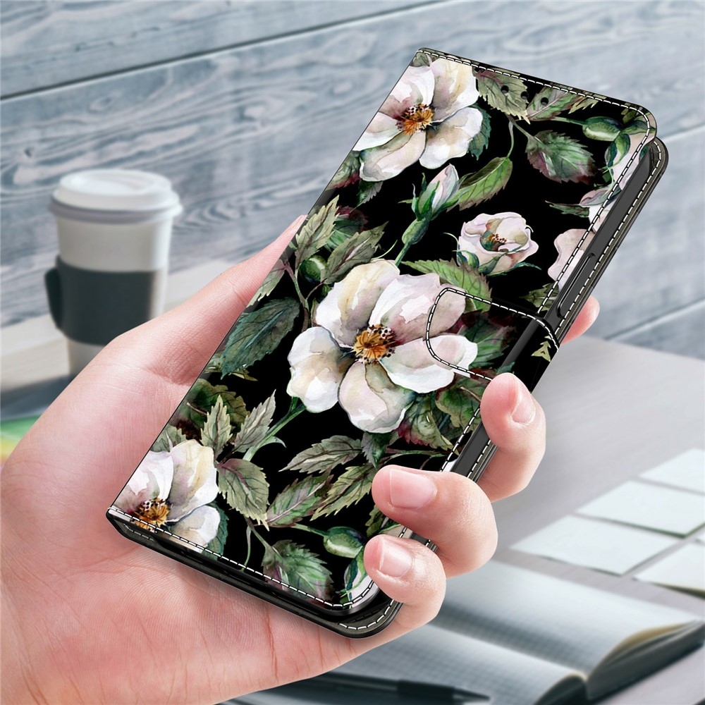 Compart knižkové púzdro na Xiaomi Redmi A7 Pro - biele kvety