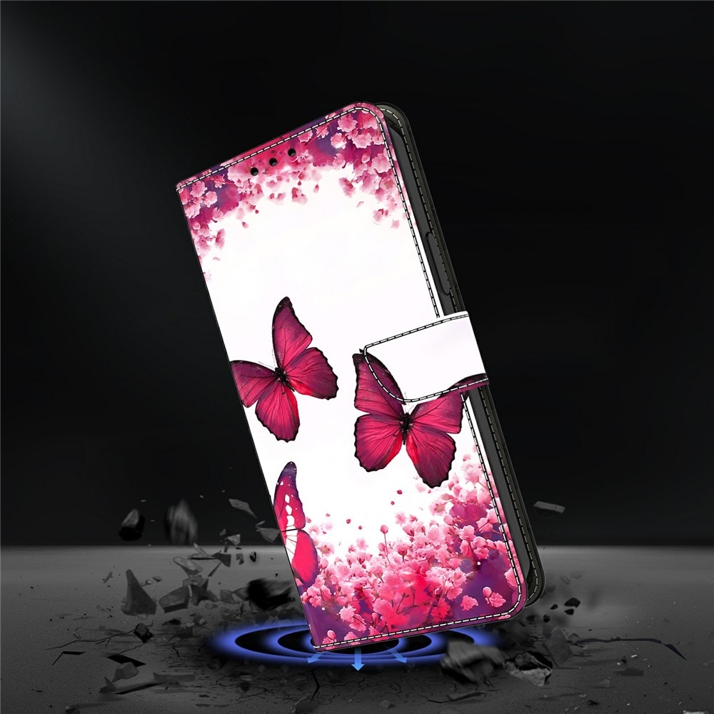 Compart knižkové puzdro na Xiaomi Redmi A7 Pro - červené motýle