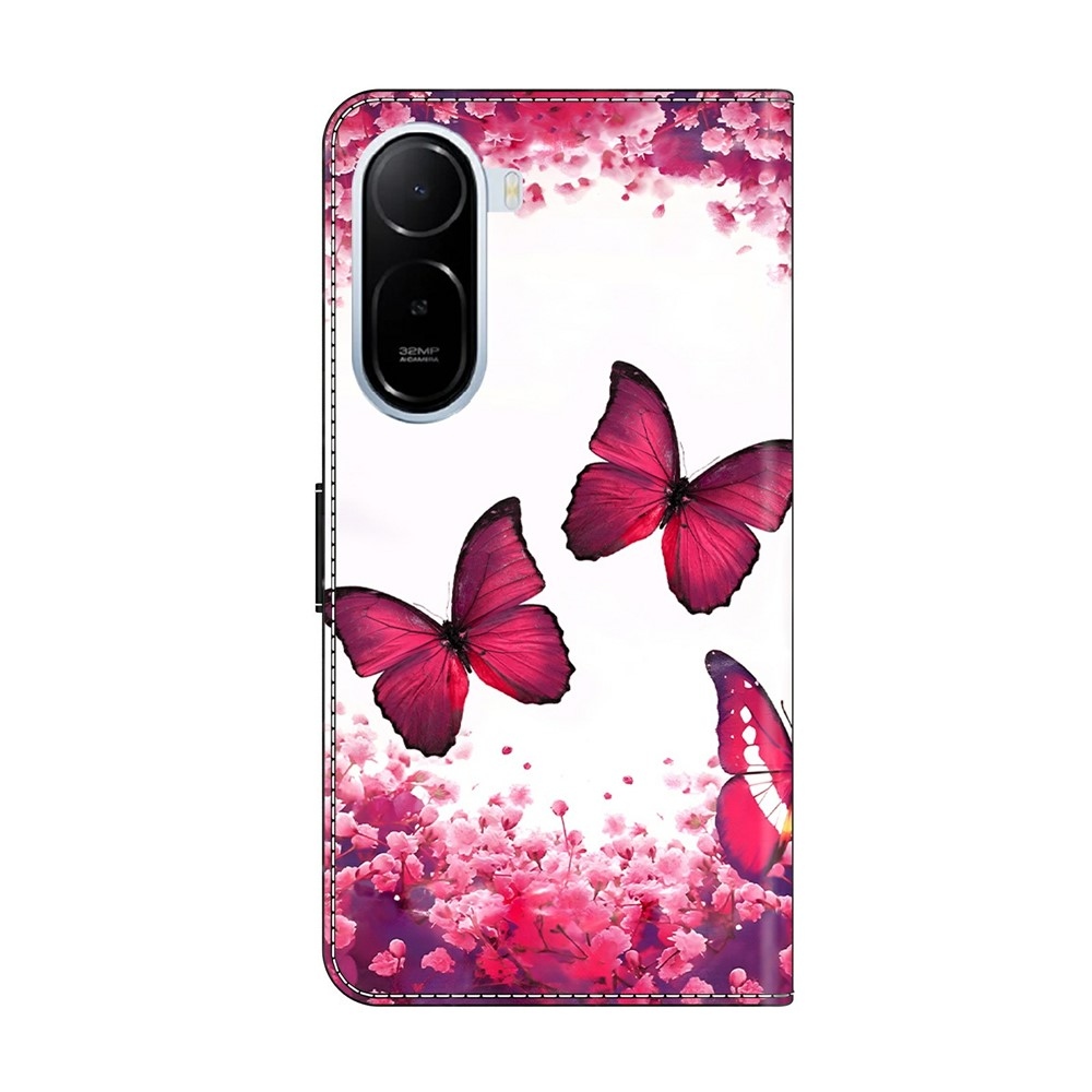 Compart knižkové puzdro na Xiaomi Redmi A7 Pro - červené motýle