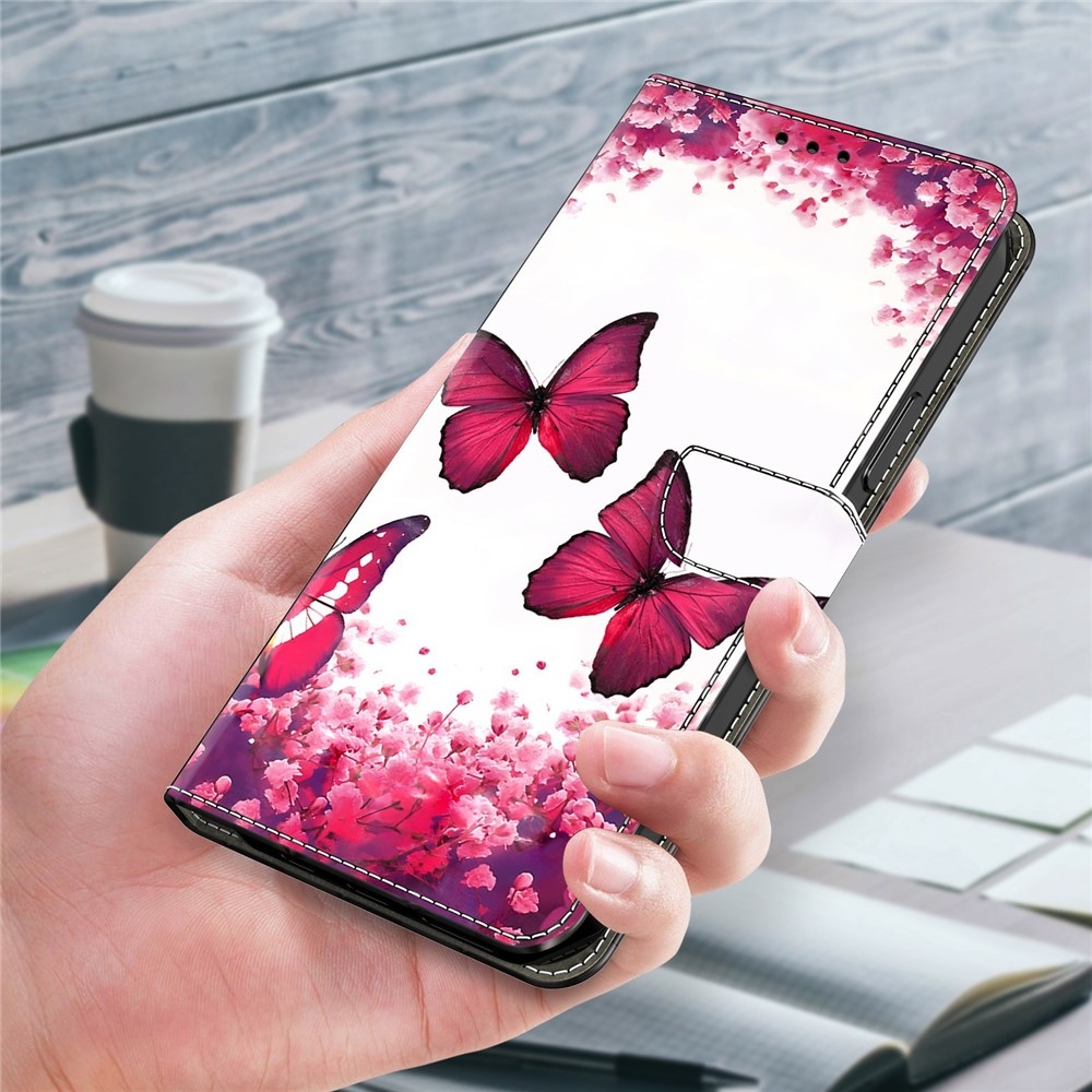 Compart knižkové puzdro na Xiaomi Redmi A7 Pro - červené motýle