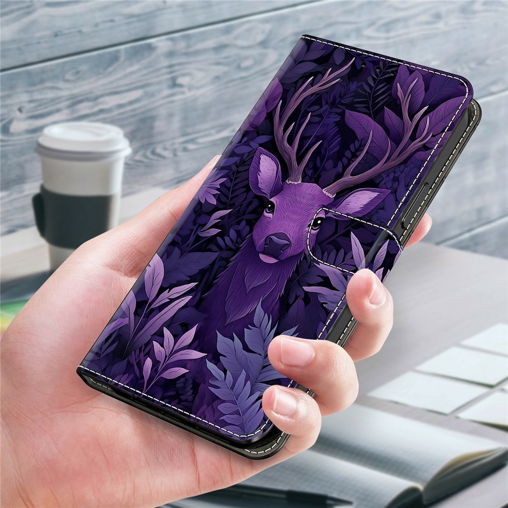 Compart knižkové púzdro na Xiaomi Redmi A7 Pro - fialový jeleň
