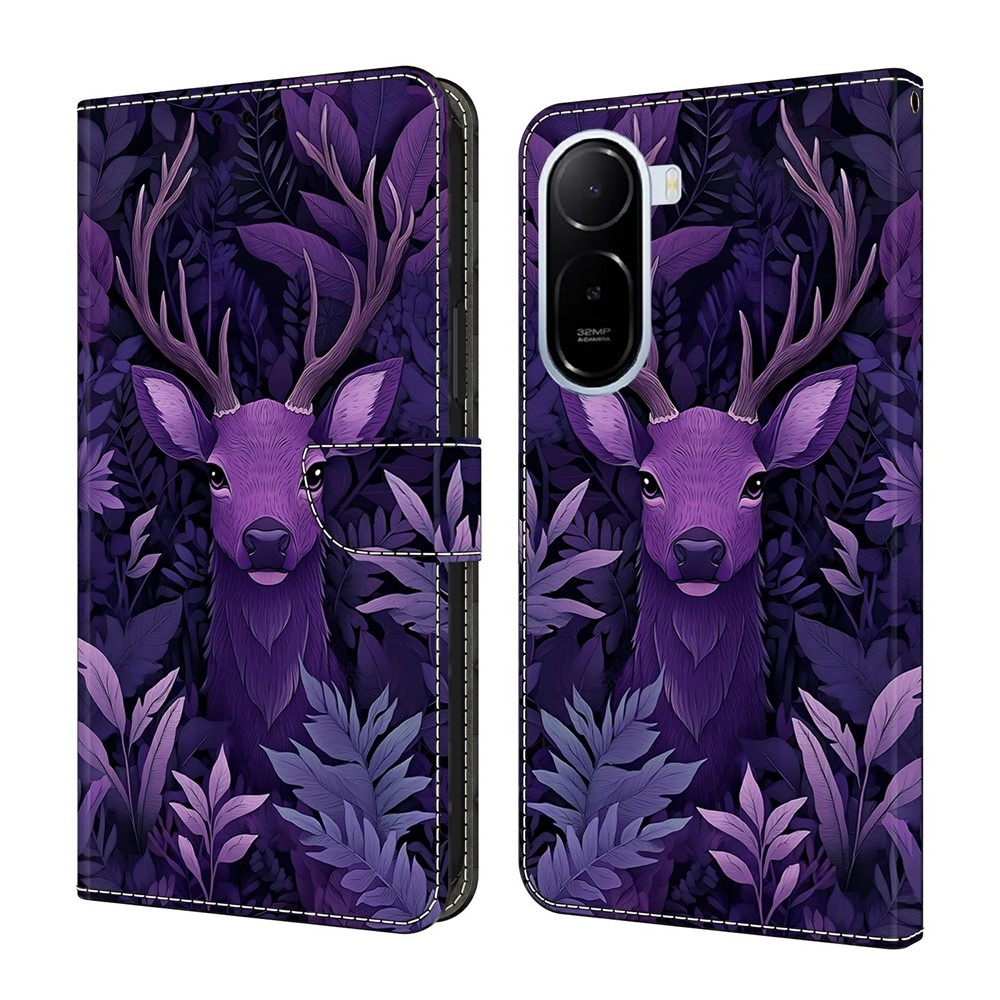 Compart knižkové púzdro na Xiaomi Redmi A7 Pro - fialový jeleň