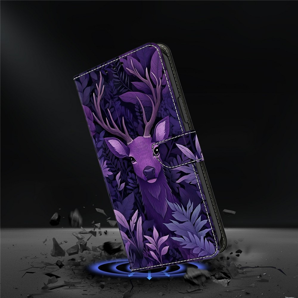 Compart knižkové púzdro na Xiaomi Redmi A7 Pro - fialový jeleň
