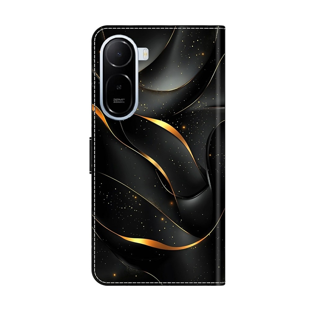 Compart knižkové puzdro na Xiaomi Redmi A7 Pro - zlaté praskliny
