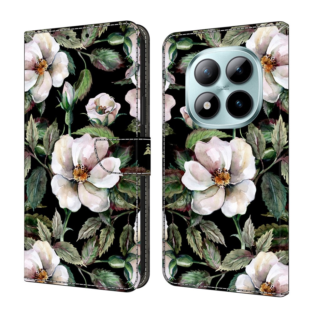 Compart knižkové púzdro na Xiaomi Redmi Note 15 Pro 5G - biele kvety