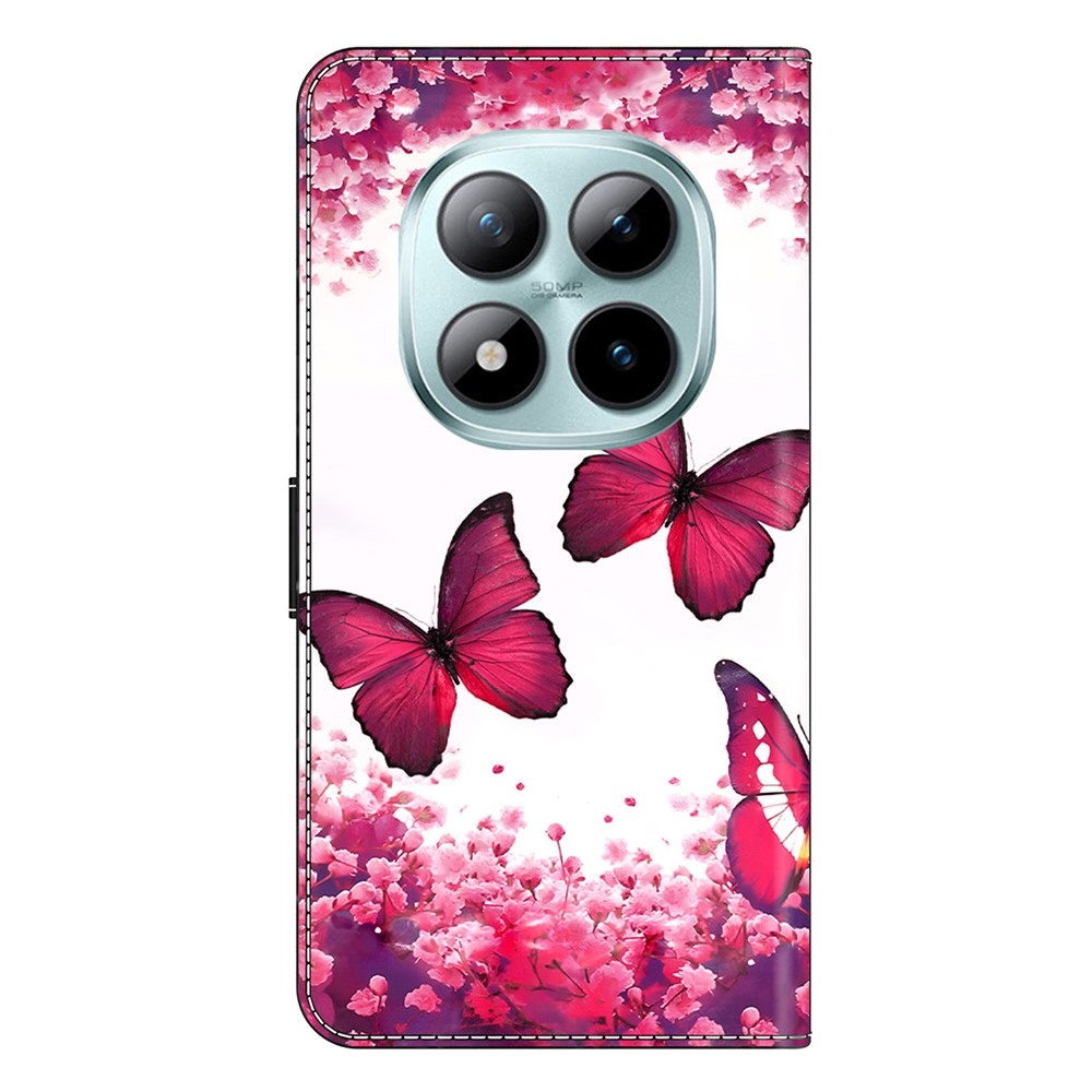 Compart knižkové púzdro na Xiaomi Redmi Note 15 Pro 5G - červení motýle