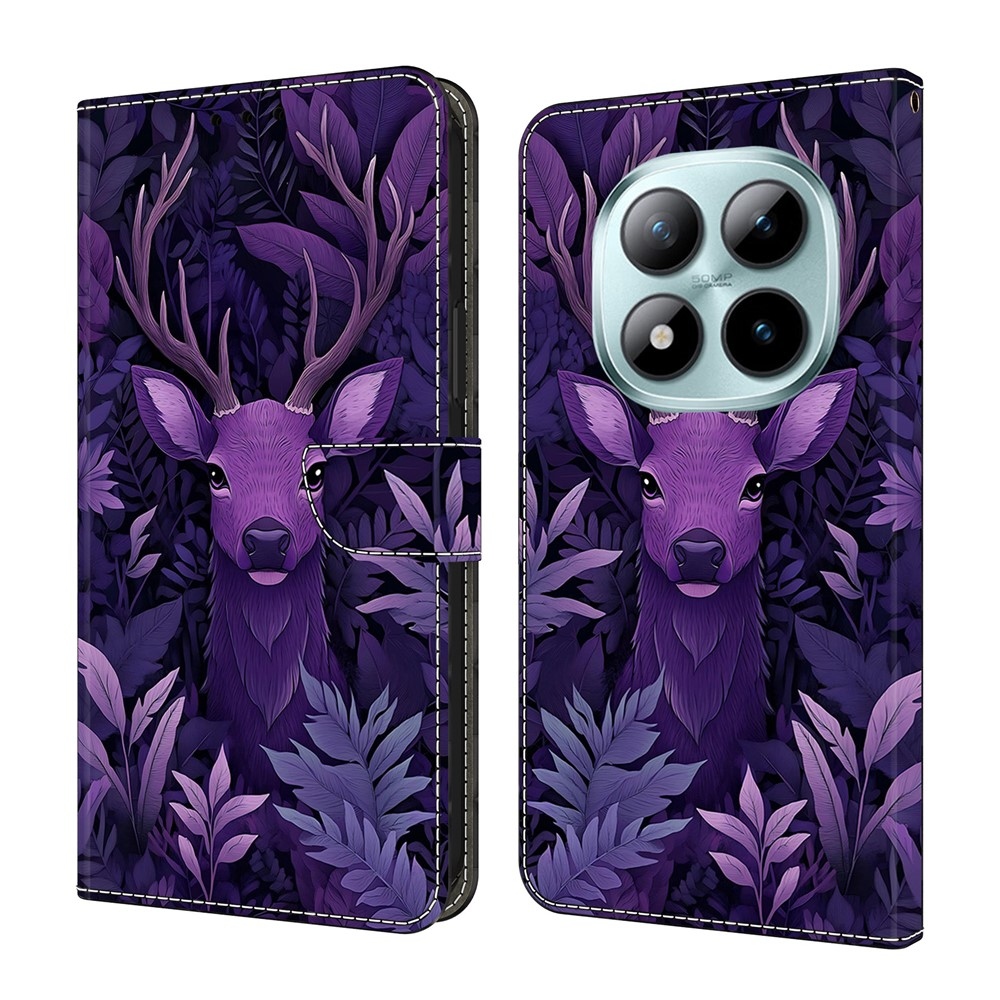 Compart knižkové puzdro na Xiaomi Redmi Note 15 Pro 5G - fialový jeleň