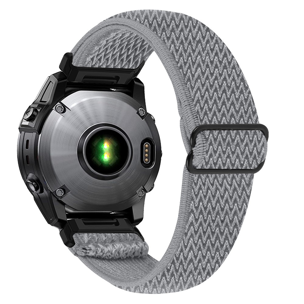 Connect nylonový elastický remienok na Garmin Fenix ​​8 Pro 51mm/Fenix ​​8 51mm - šedý