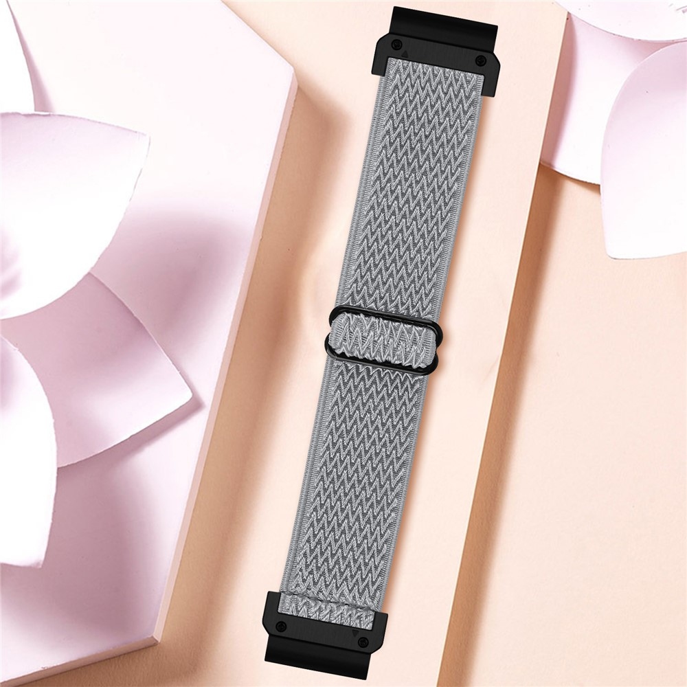 Connect nylonový elastický remienok na Garmin Fenix ​​8 Pro 51mm/Fenix ​​8 51mm - šedý
