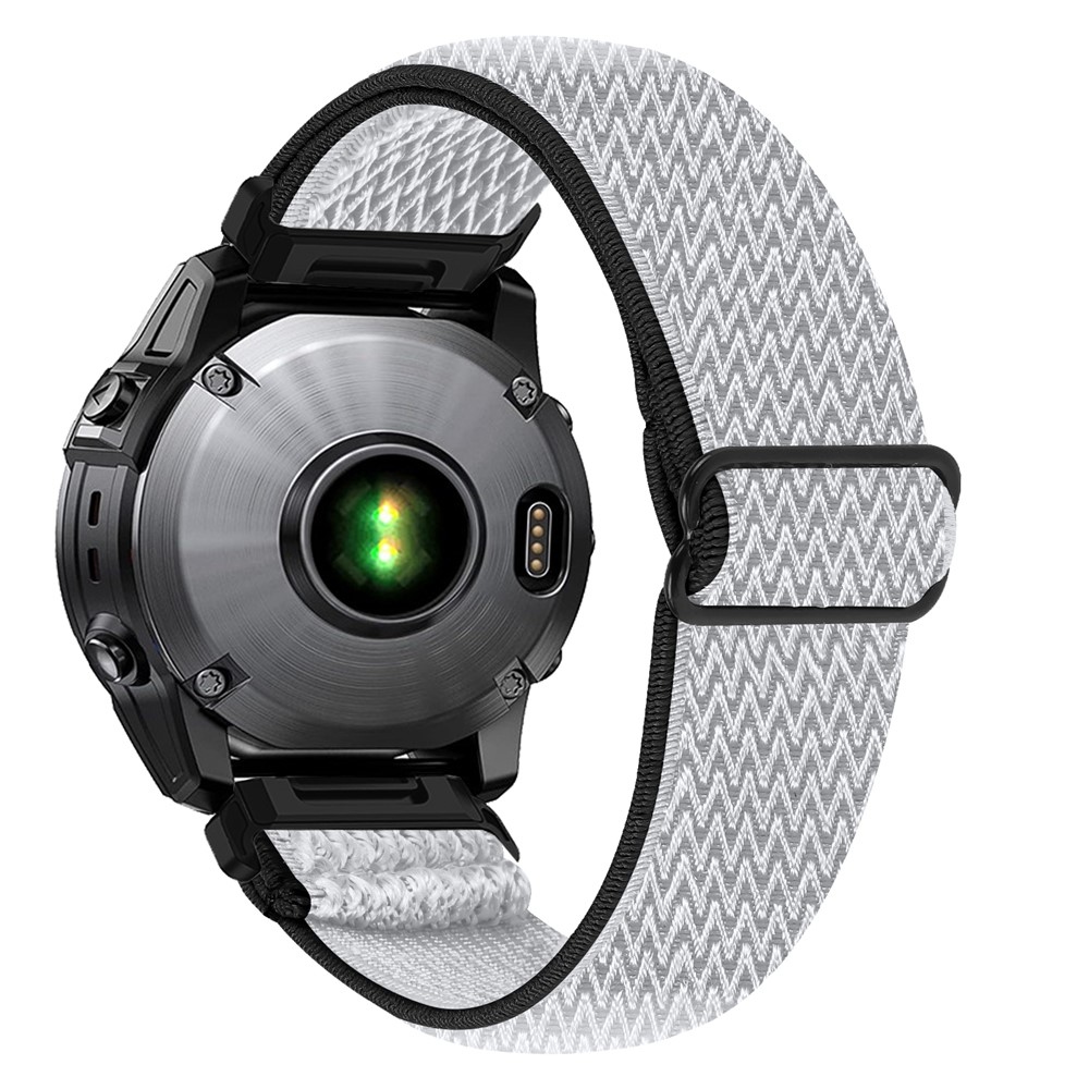 Connect nylonový elastický remienok na Garmin Forerunner 970 - čierny/biely