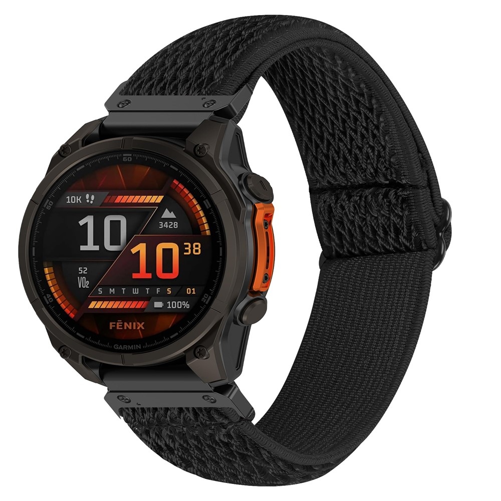 Connect nylonový elastický remienok na Garmin Forerunner 970 - čierny