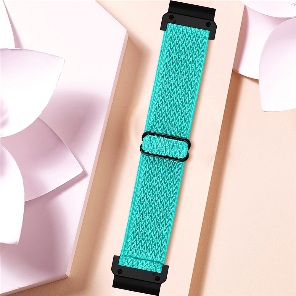 Connect nylonový elastický remienok na Garmin Forerunner 970 - modrozelený