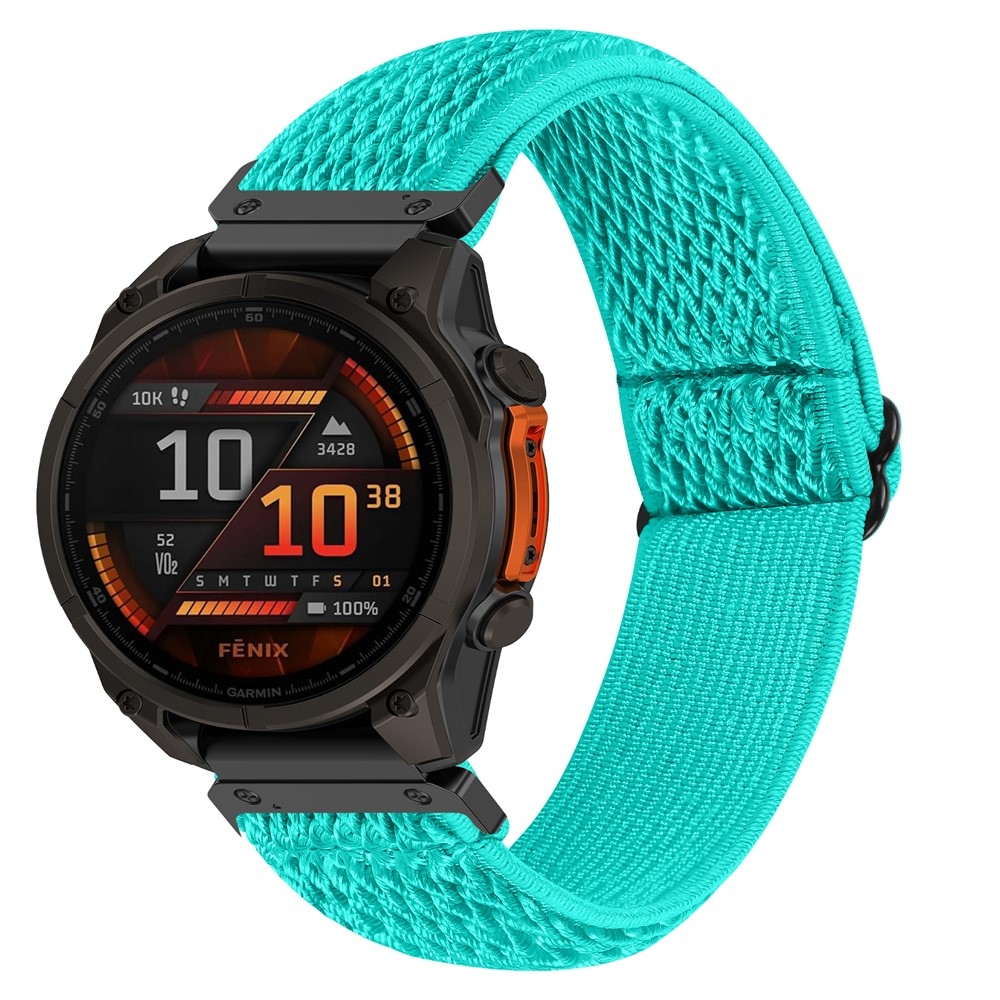 Connect nylonový elastický remienok na Garmin Forerunner 970 - modrozelený