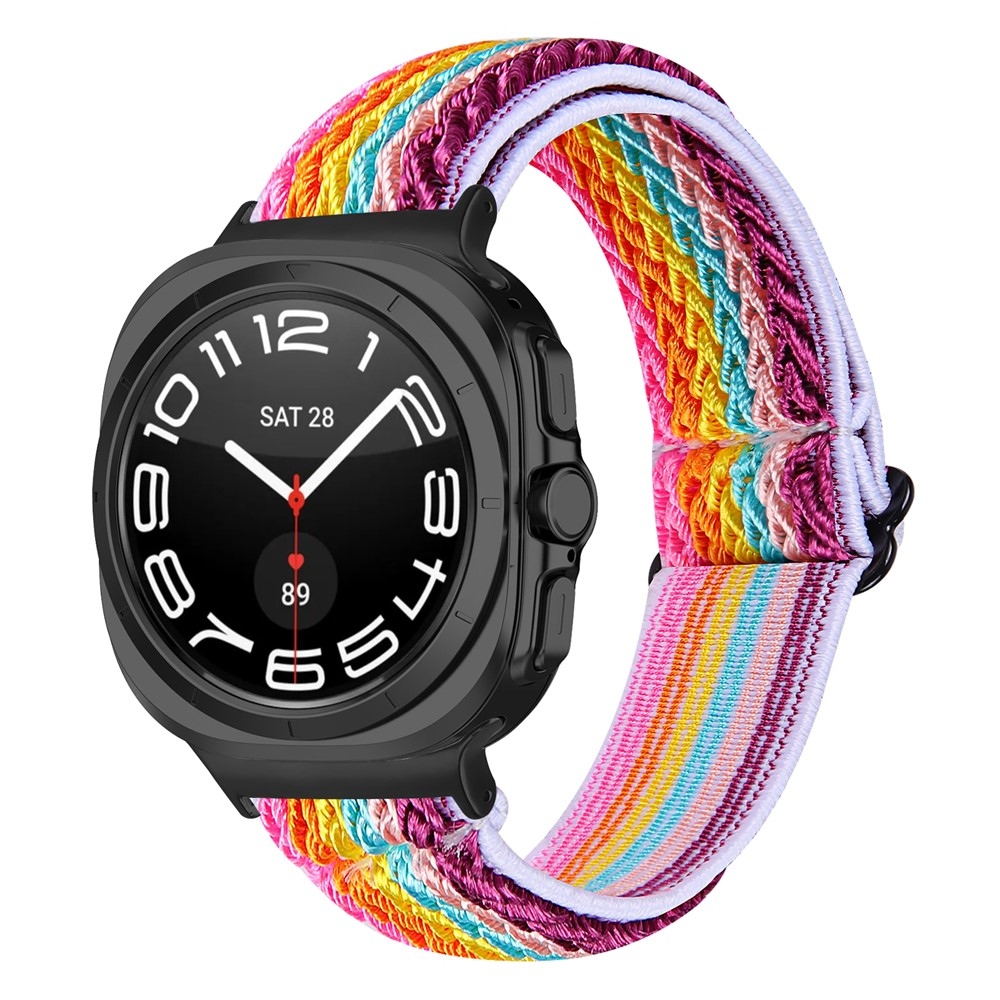 Connect nylonový elastický remienok na Samsung Galaxy Watch8 Classic 46mm/Watch8 44mm/40mm - farebný
