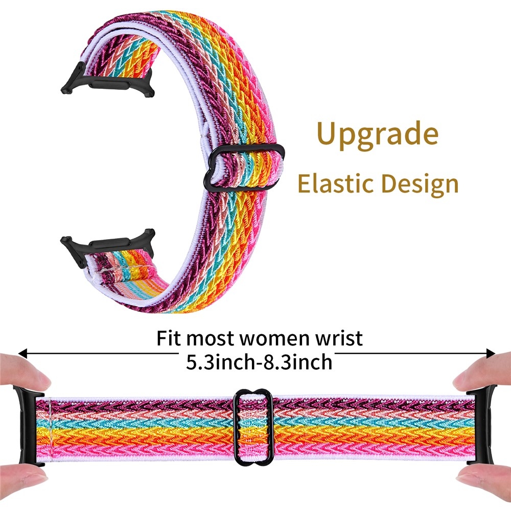 Connect nylonový elastický remienok na Samsung Galaxy Watch8 Classic 46mm/Watch8 44mm/40mm - farebný