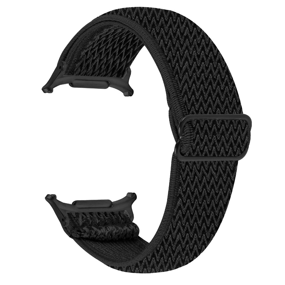 Connect nylonový elastický remienok na Samsung Galaxy Watch8 Classic 46mm/Watch8 44mm/40mm - čierny