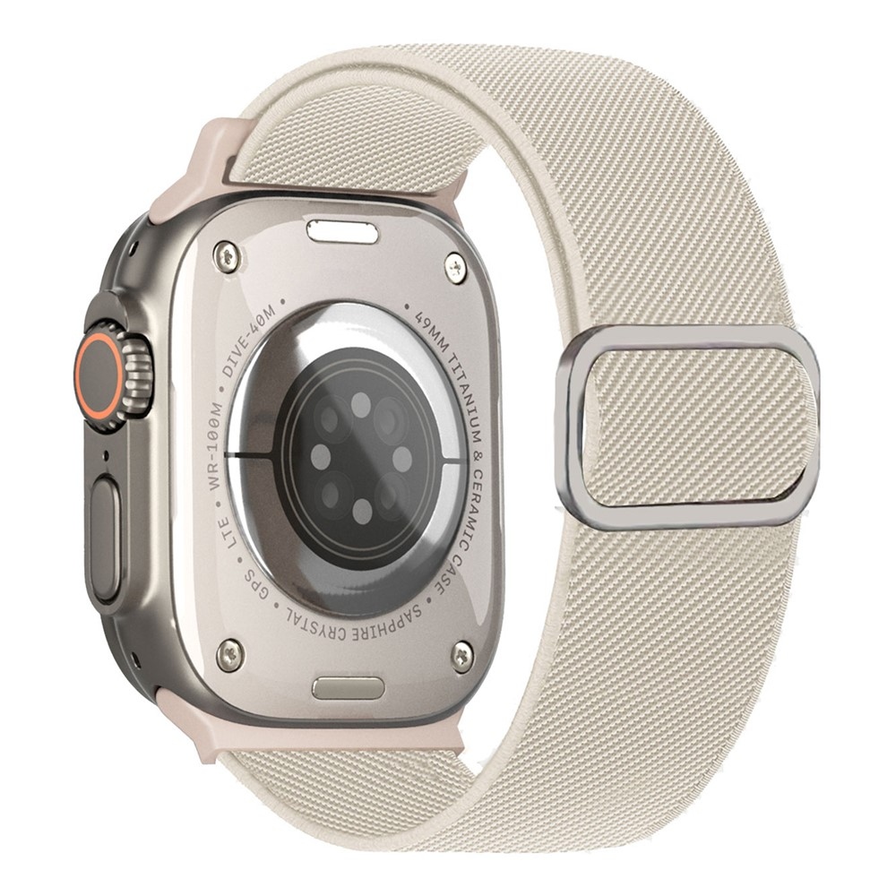 Connect nylonový remienok na Apple Watch Ultra 4/3/2/1 49mm/12/11/10 46mm - béžový