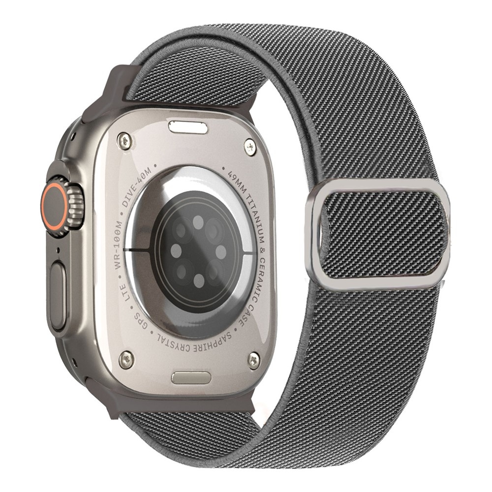 Connect nylonový remienok na Apple Watch Ultra 4/3/2/1 49mm/12/11/10 46mm - šedý