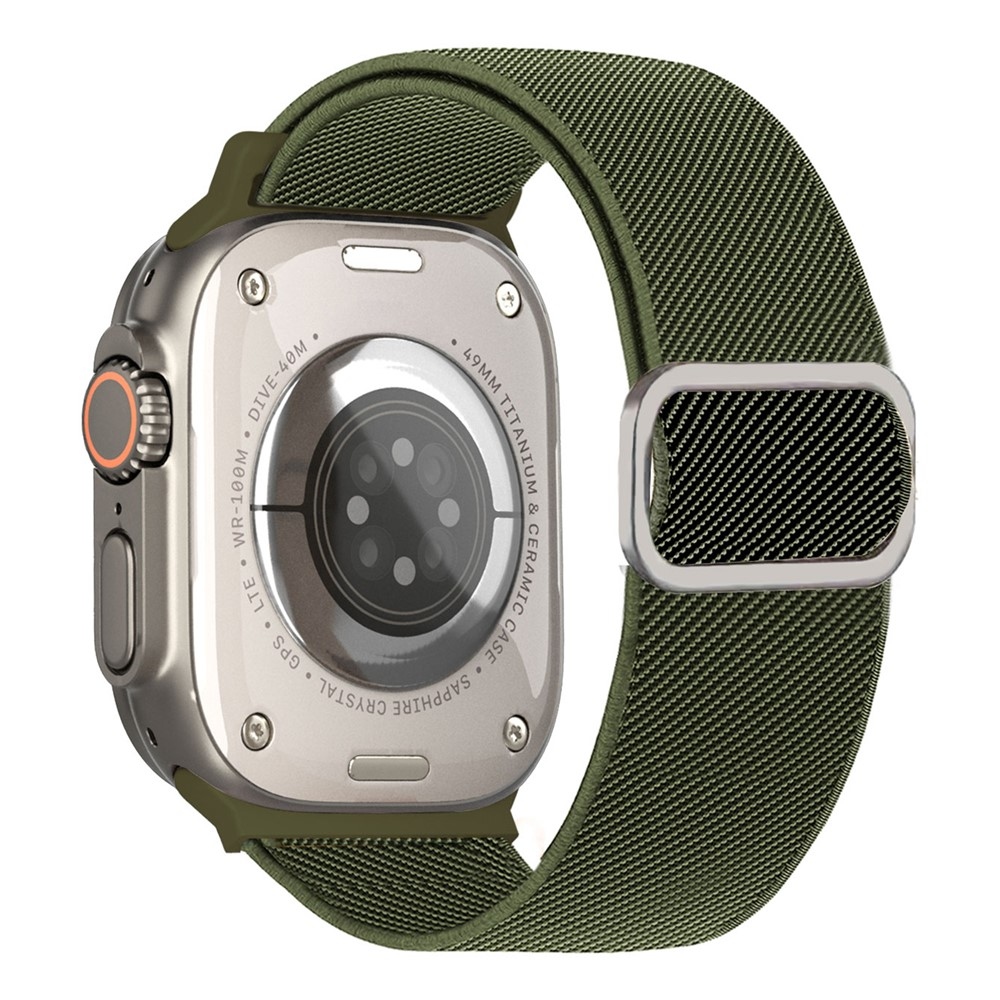 Connect nylonový remienok na Apple Watch Ultra 4/3/2/1 49mm/12/11/10 46mm - zelený