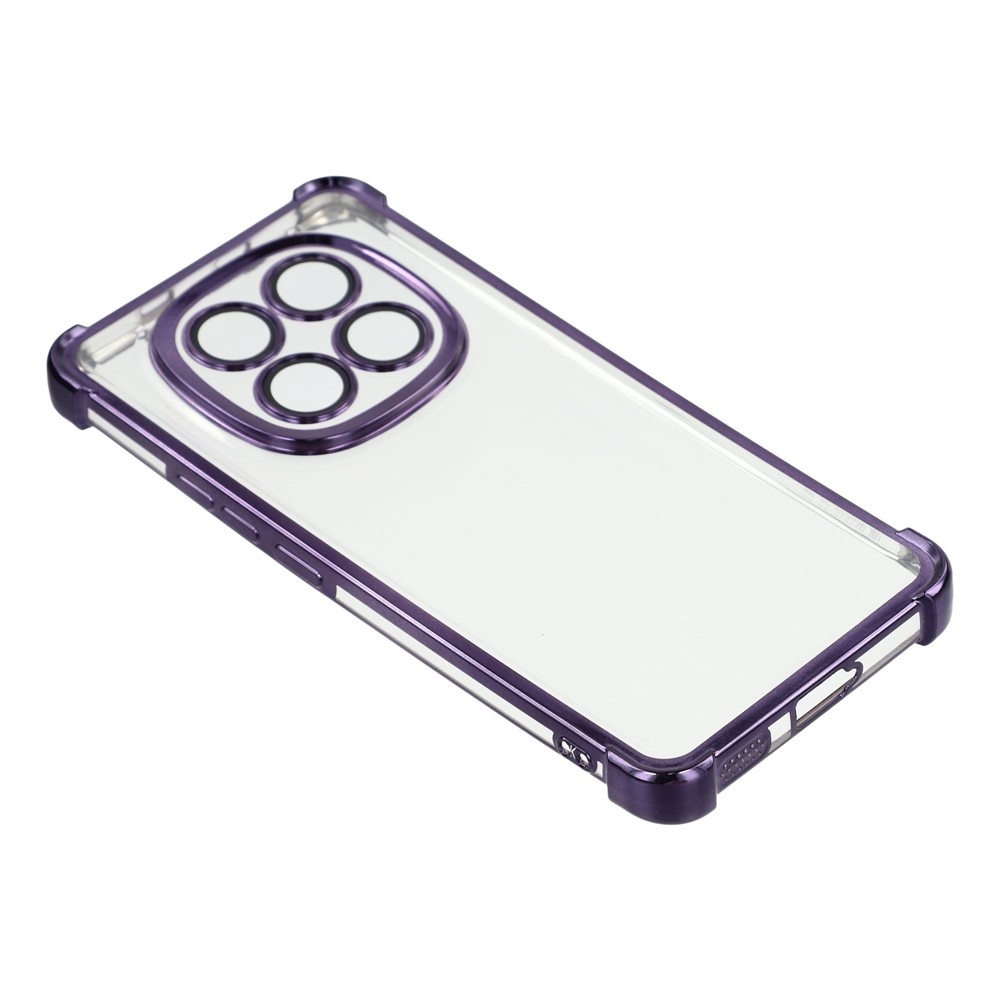 Corners odolný gélový obal s vystuženými rohmi na Xiaomi Poco M8 5G/Redmi Note 15 5G - fialový