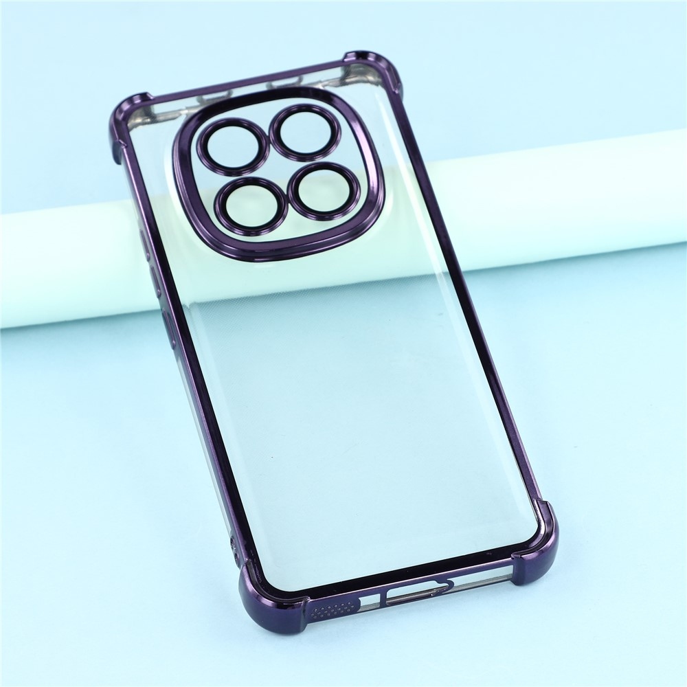 Corners odolný gélový obal s vystuženými rohmi na Xiaomi Poco M8 5G/Redmi Note 15 5G - fialový