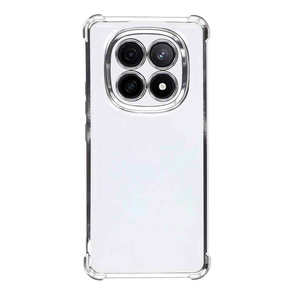 Corners odolný gélový obal s vystuženými rohmi na Xiaomi Poco M8 5G/Redmi Note 15 5G - strieborný