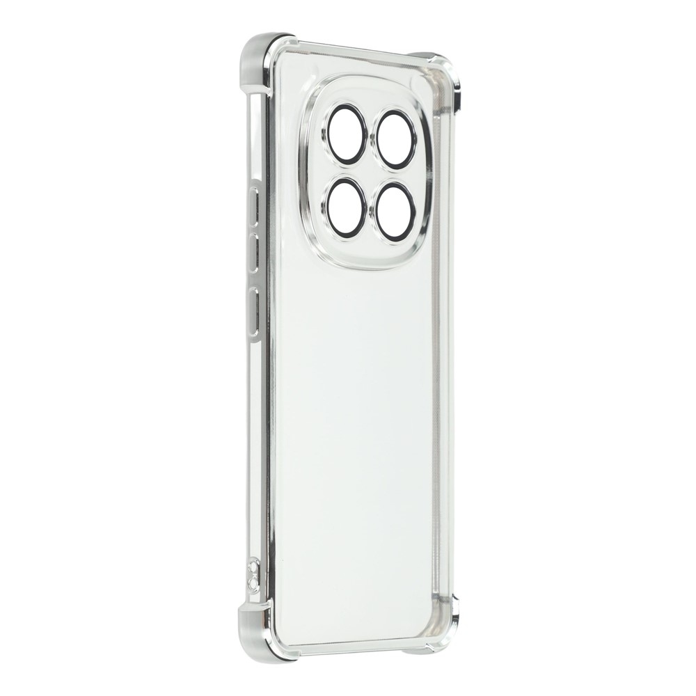 Corners odolný gélový obal s vystuženými rohmi na Xiaomi Poco M8 5G/Redmi Note 15 5G - strieborný