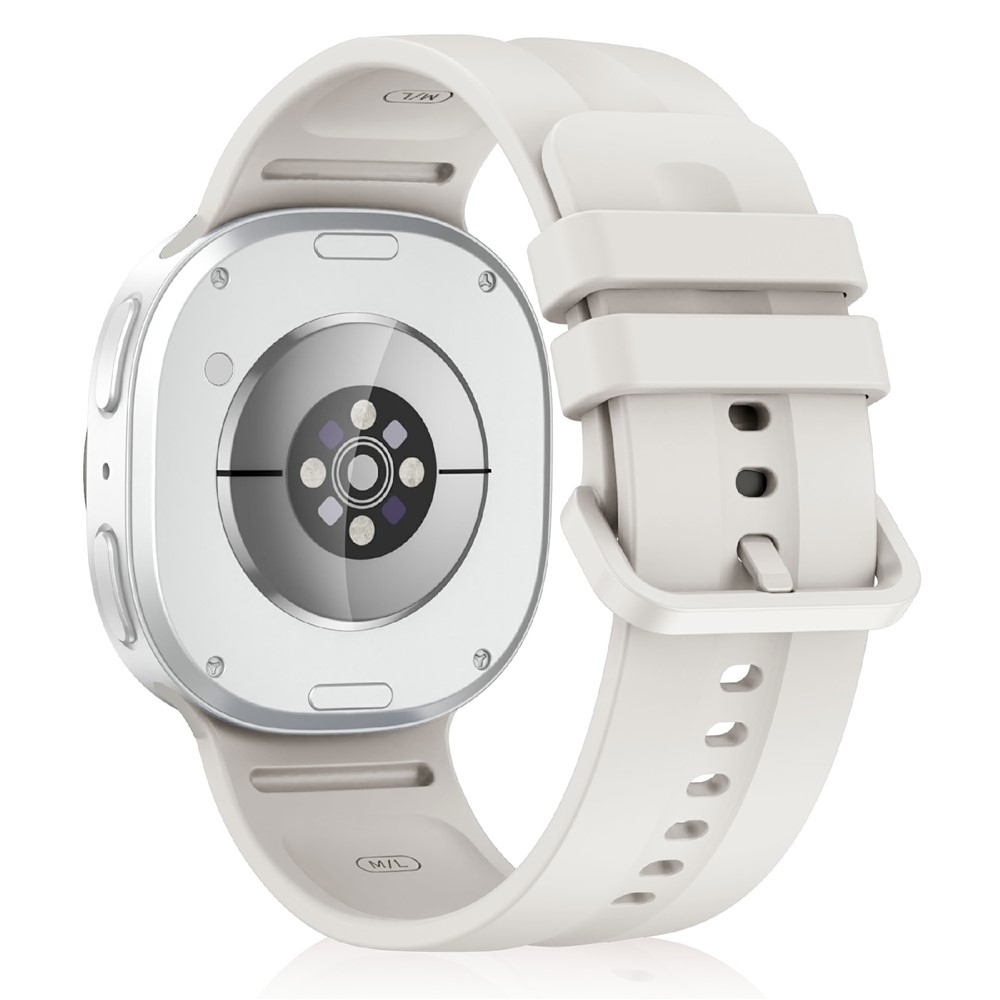 Corre silikónový remienok na Samsung Galaxy Watch9 40mm/44mm/Watch8 44mm/40mm - béžový S
