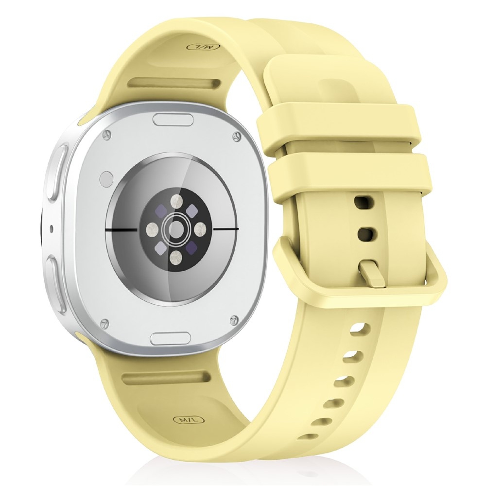 Corre silikónový remienok na Samsung Galaxy Watch9 40mm/44mm/Watch8 44mm/40mm - žltý L
