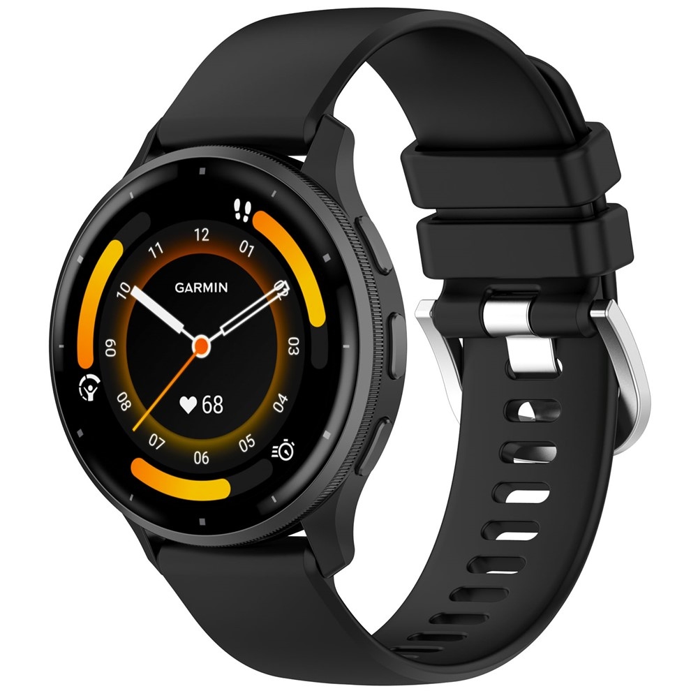 Corros silikónový remienok 22mm na Garmin Venu 4 45mm - čierny
