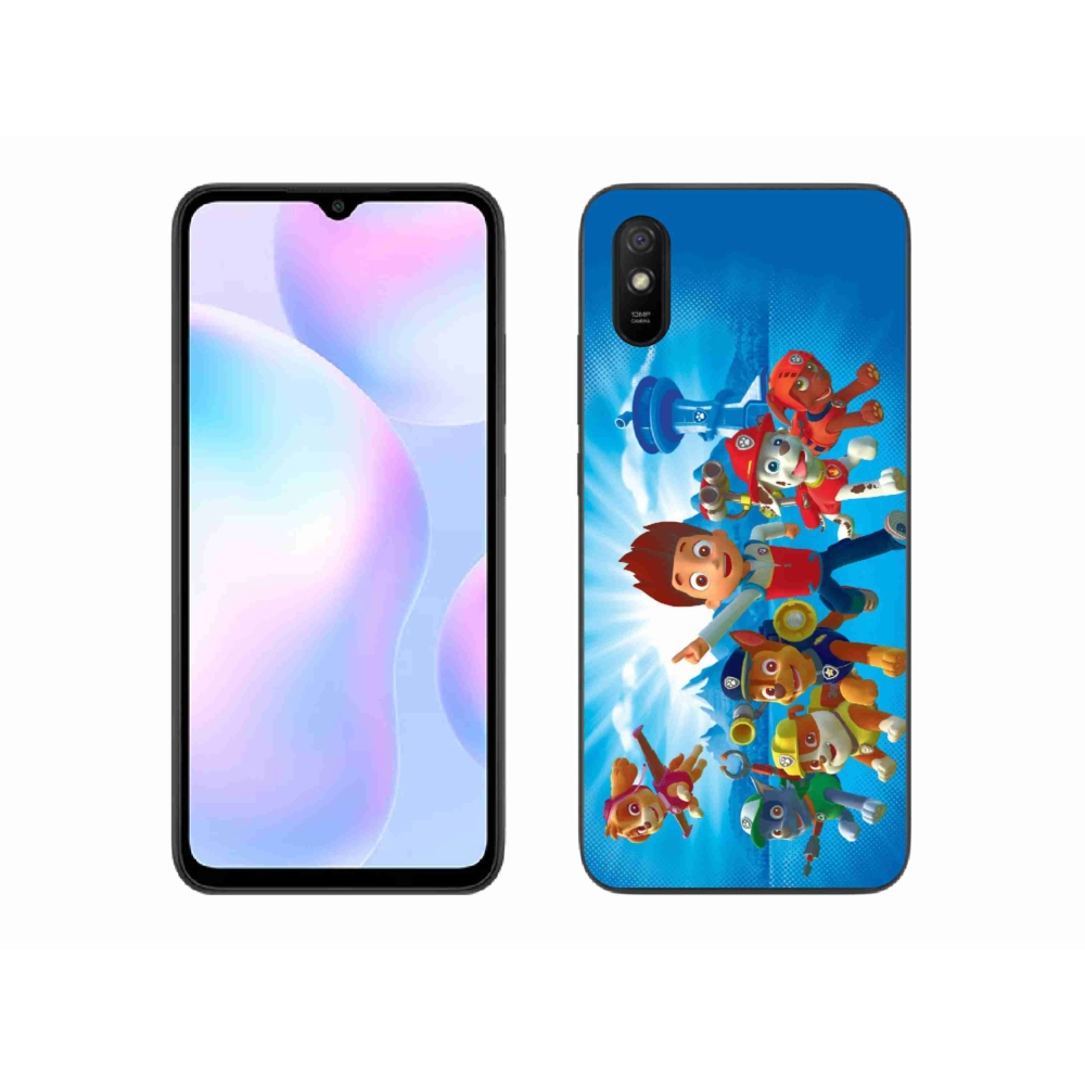 Gélový kryt mmCase na Xiaomi Redmi 9A - labková patrola