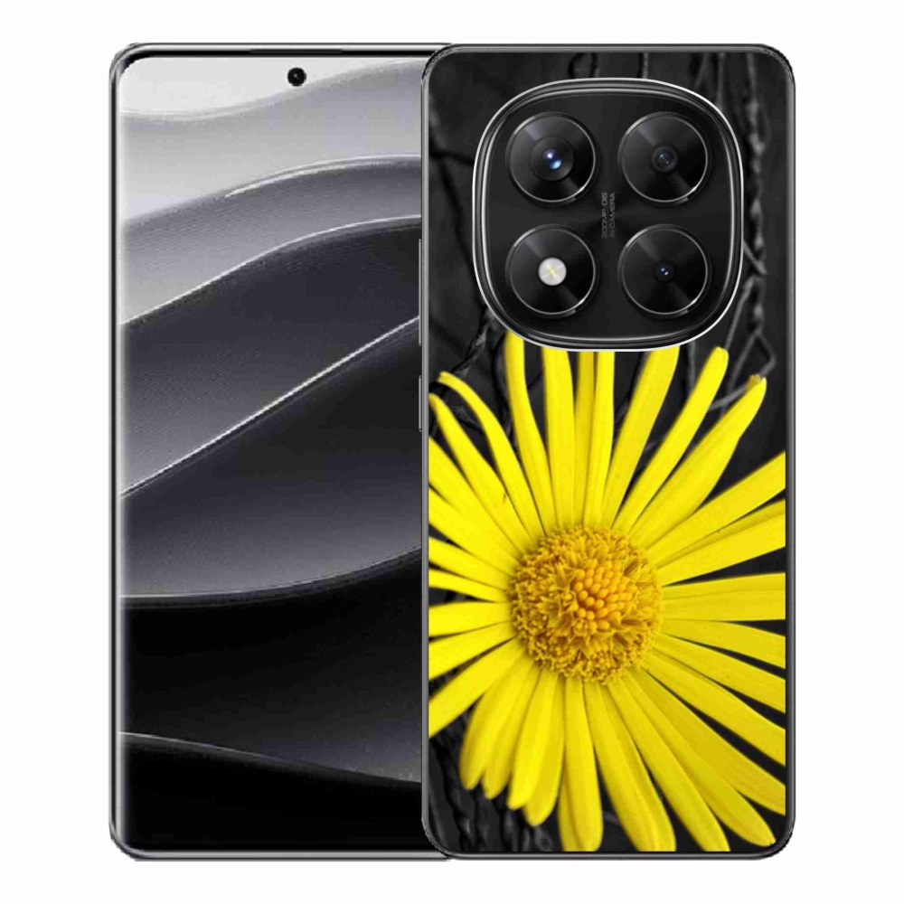Gélový kryt mmCase na Xiaomi Redmi Note 14 Pro 5G/Poco X7 5G - žltá kvetina