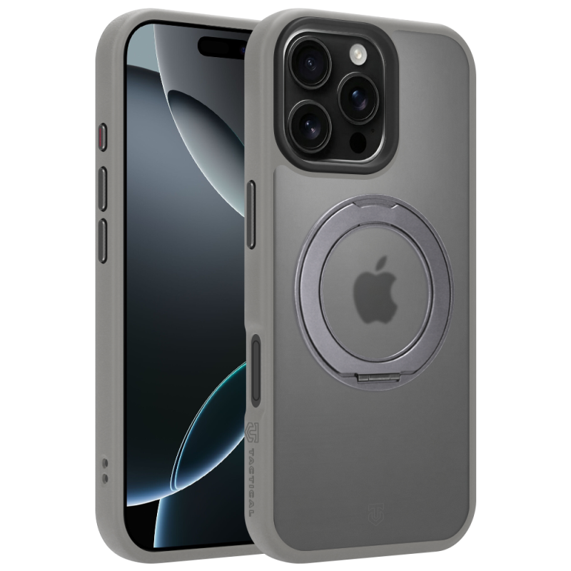 Tactical MagForce Hyperstand – puzdro pre Apple iPhone 16 Pro Max, svetlošedé