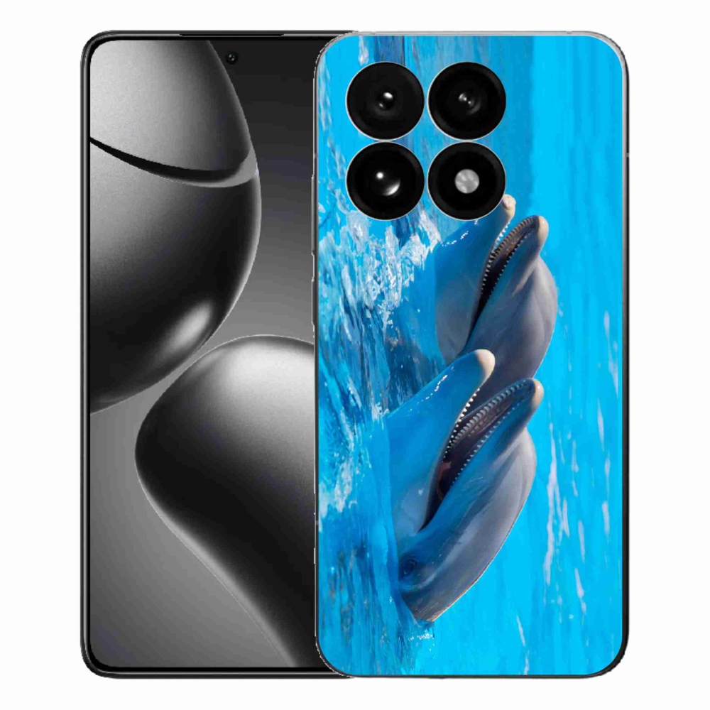 Gélový kryt mmCase na Xiaomi 15T - delfíny