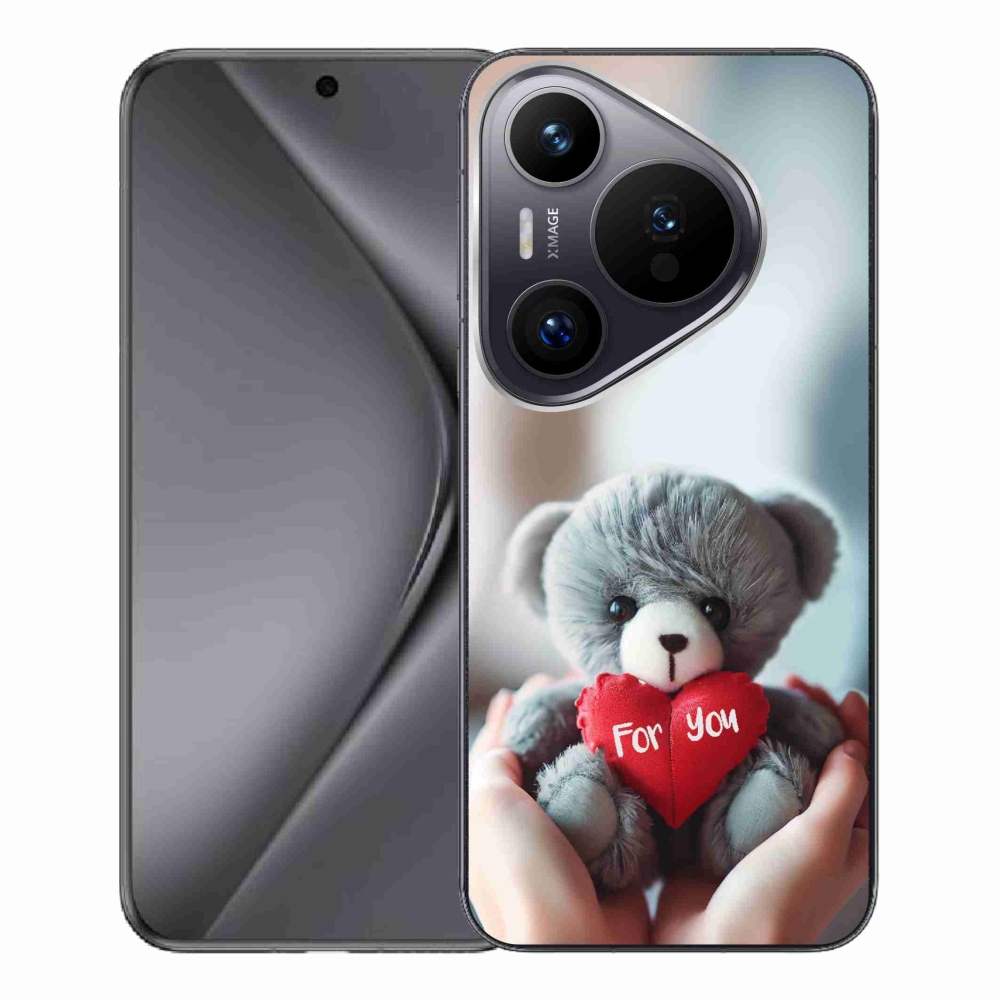 Gélový kryt mmCase na Huawei Pura 70 Pro - medvedík pre zamilovaných