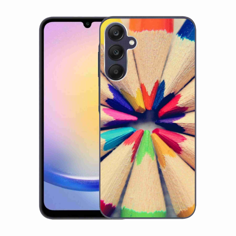 Gélový kryt mmCase na Samsung Galaxy A25 5G - pastelky