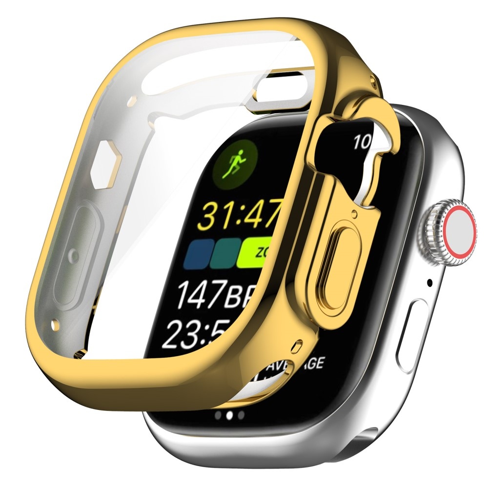 Soft nasadzovacie gélové ochranné púzdro pre Apple Watch Ultra/Ultra 2 49 mm - zlaté