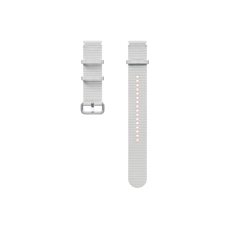 ET-SOL31LSE Samsung Galaxy Watch 4/5/6/7 Štýlový športový remienok 20 mm M/L Silver