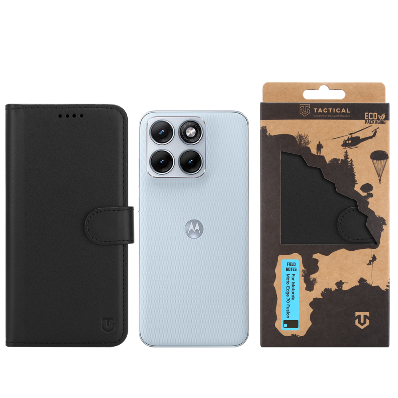 Taktické poznámky do poľa pre Motorola Edge 70 Fusion Black